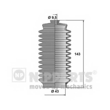 Комплект пылника рулевого управления NIPPARTS N2842031