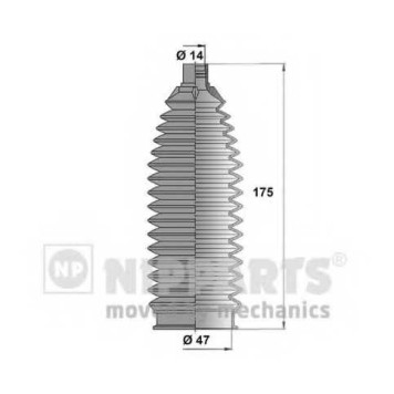Комплект пылника рулевого управления NIPPARTS N2845006