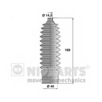 Комплект пылника рулевого управления NIPPARTS N2847012