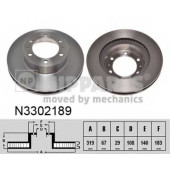 Тормозной диск NIPPARTS N3302189