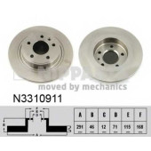 Тормозной диск NIPPARTS N3310911