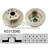 Тормозной диск NIPPARTS N3312060