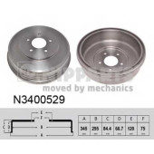 Тормозной барабан NIPPARTS N3400529