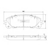 Колодки тормозные дисковые для LEXUS NX, RX / TOYOTA KLUGER, RAV 4, SIENNA <b>NIPPARTS N3602139</b>