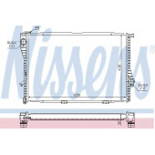 Радиатор охлаждения двигателя NISSENS 60648A
