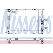 Радиатор охлаждения двигателя NISSENS 60786A