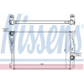 Радиатор охлаждения двигателя NISSENS 60808