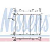 Радиатор охлаждения двигателя NISSENS 609891