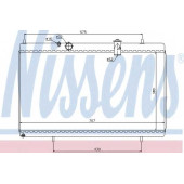 Радиатор охлаждения двигателя NISSENS 61271