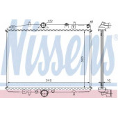 Радиатор охлаждения двигателя NISSENS 61291A