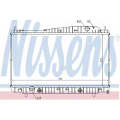 Радиатор охлаждения двигателя NISSENS 61639
