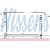 Радиатор охлаждения двигателя NISSENS 61644