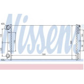 Радиатор охлаждения двигателя NISSENS 61899