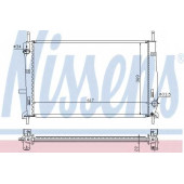 Радиатор охлаждения двигателя NISSENS 62104