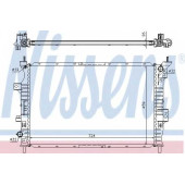 Радиатор охлаждения двигателя NISSENS 62357