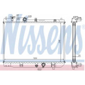 Радиатор охлаждения двигателя NISSENS 62431A