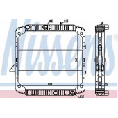 Радиатор охлаждения двигателя NISSENS 62743