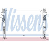 Радиатор охлаждения двигателя NISSENS 62772