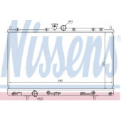 Радиатор охлаждения двигателя NISSENS 62894