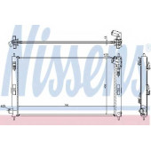 Радиатор охлаждения двигателя NISSENS 628952