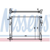 Радиатор охлаждения двигателя NISSENS 63025A