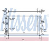 Радиатор охлаждения двигателя NISSENS 630702