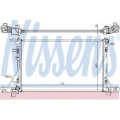Радиатор охлаждения двигателя NISSENS 630733