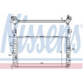 Радиатор охлаждения двигателя NISSENS 63096