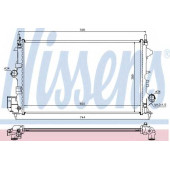 Радиатор охлаждения двигателя NISSENS 63123