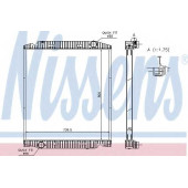 Радиатор охлаждения двигателя NISSENS 63330A