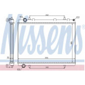 Радиатор охлаждения двигателя NISSENS 63601