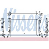 Радиатор охлаждения двигателя NISSENS 637602