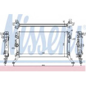 Радиатор охлаждения двигателя NISSENS 637619