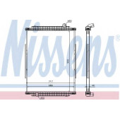Радиатор охлаждения двигателя NISSENS 637880