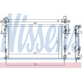 Радиатор охлаждения двигателя NISSENS 63816