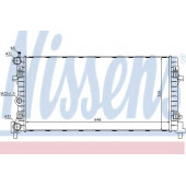 Радиатор охлаждения двигателя NISSENS 640012