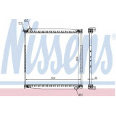 Радиатор охлаждения двигателя NISSENS 640690