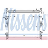 Радиатор охлаждения двигателя NISSENS 64313A