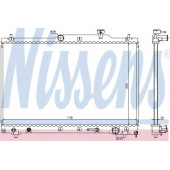 Радиатор охлаждения двигателя NISSENS 64657