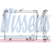 Радиатор охлаждения двигателя NISSENS 646827