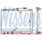 Радиатор охлаждения двигателя NISSENS 64839