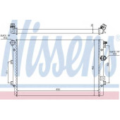 Радиатор охлаждения двигателя NISSENS 65015