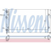 Радиатор охлаждения двигателя NISSENS 651871