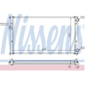 Радиатор охлаждения двигателя NISSENS 652441