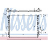 Радиатор охлаждения двигателя NISSENS 65276A