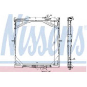 Радиатор охлаждения двигателя NISSENS 65462A
