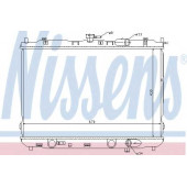 Радиатор охлаждения двигателя NISSENS 66639