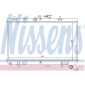 Радиатор охлаждения двигателя NISSENS 66665