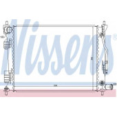 Радиатор охлаждения двигателя NISSENS 66757