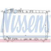 Радиатор охлаждения двигателя NISSENS 67026